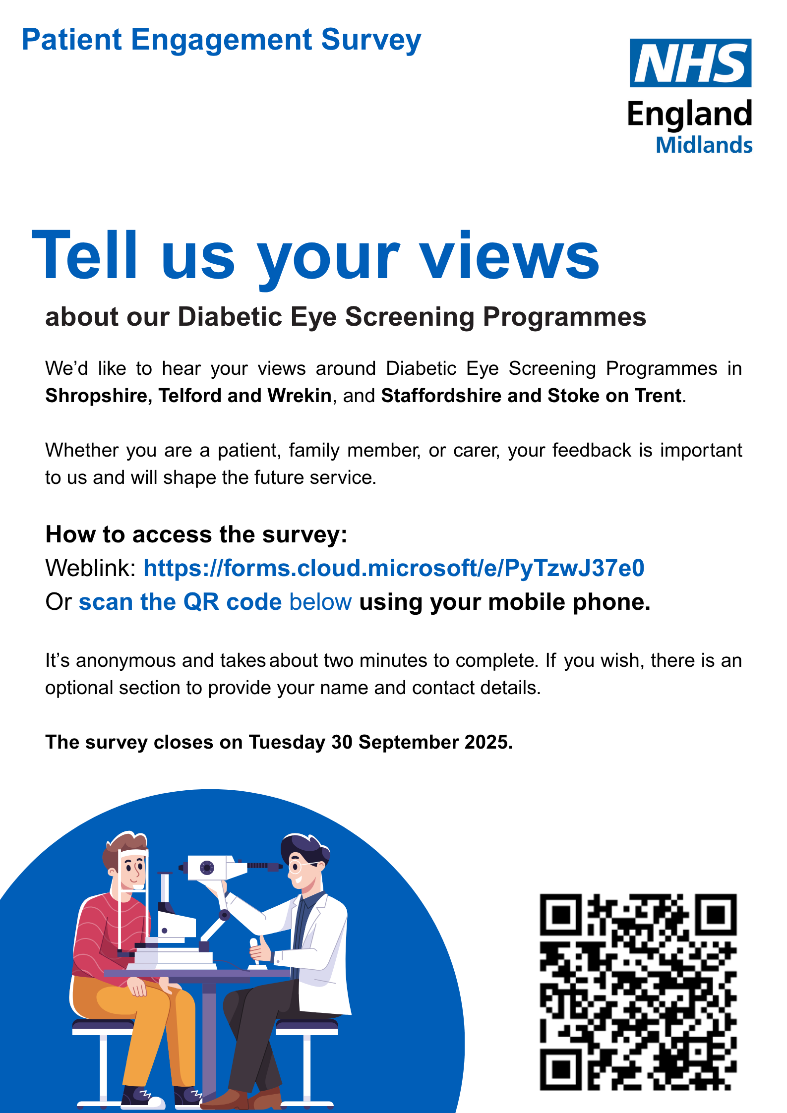 Do you use the Local Diabetic Eye Screening Service